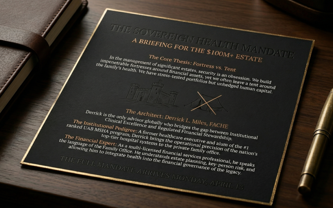 Executive Briefing: Operationalizing the Sovereign Health Mandate